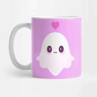 Cute ghost with heart Mug